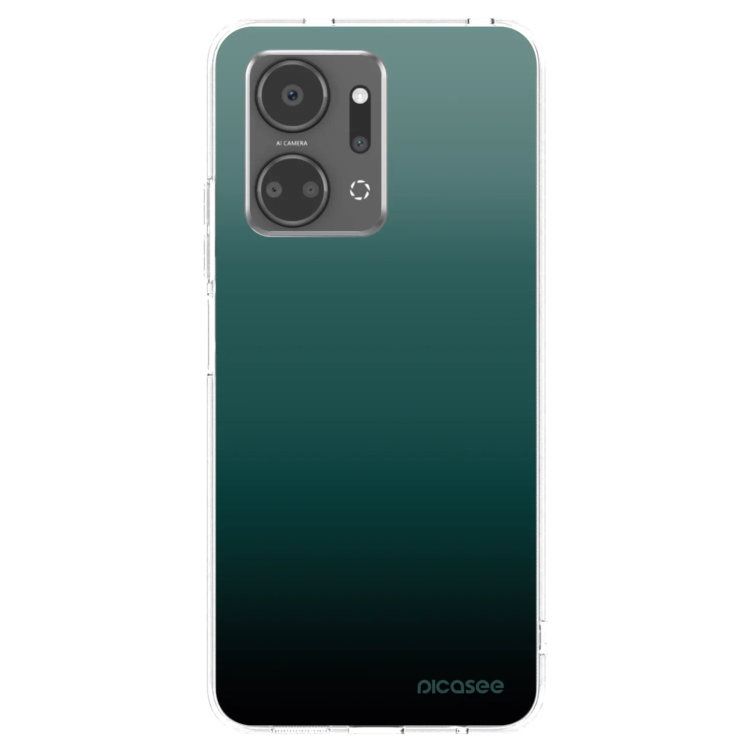 Picasee husă transparentă din silicon pentru Honor X7a - Verdant Fade