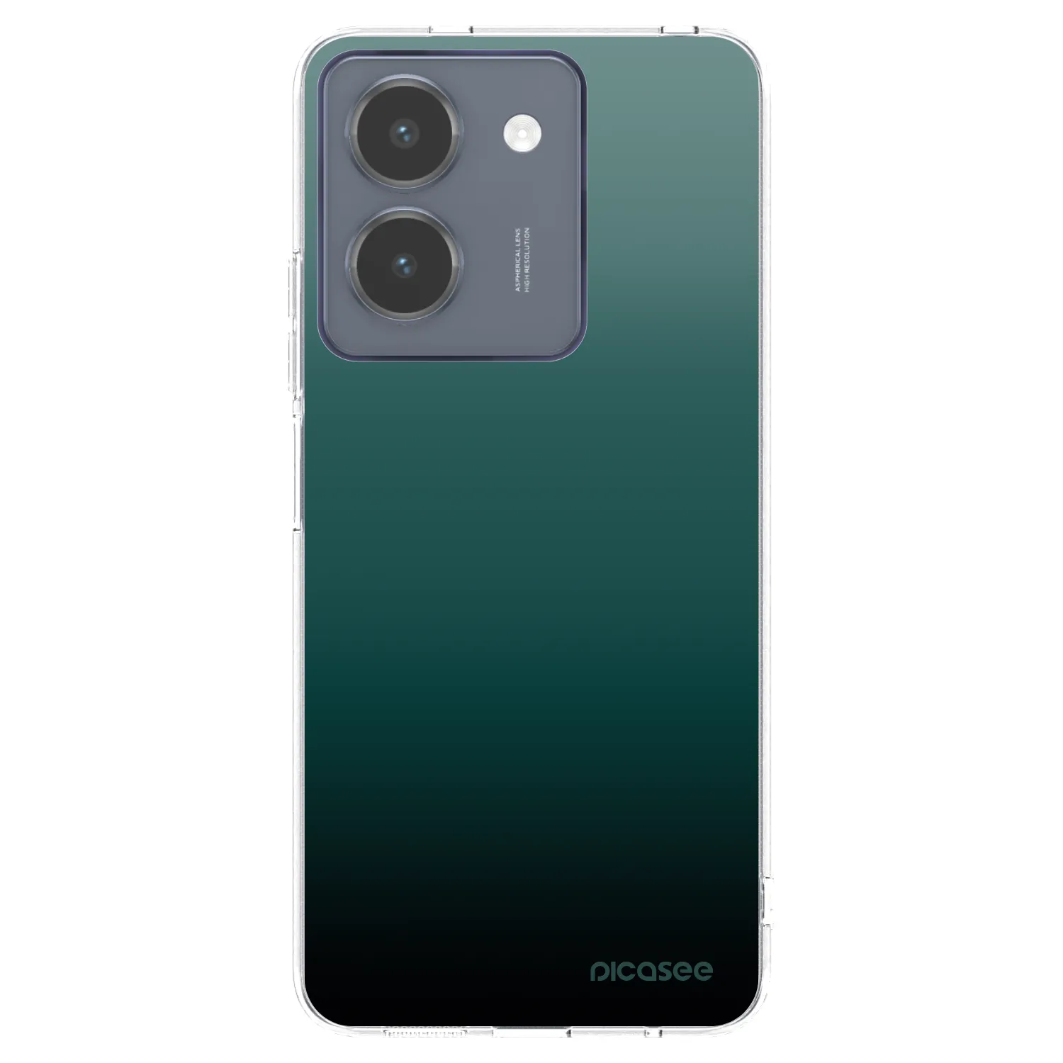 Picasee husă transparentă din silicon pentru Vivo Y36 4G - Verdant Fade