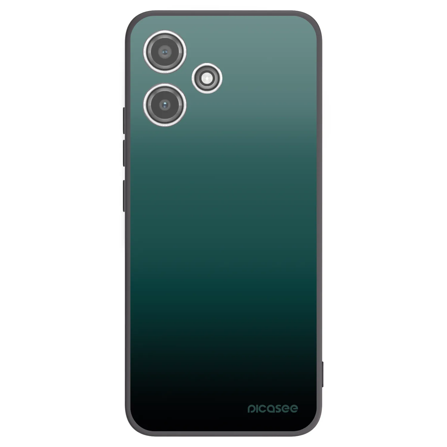 Picasee husă neagră din silicon pentru Xiaomi Redmi 12 5G - Verdant Fade