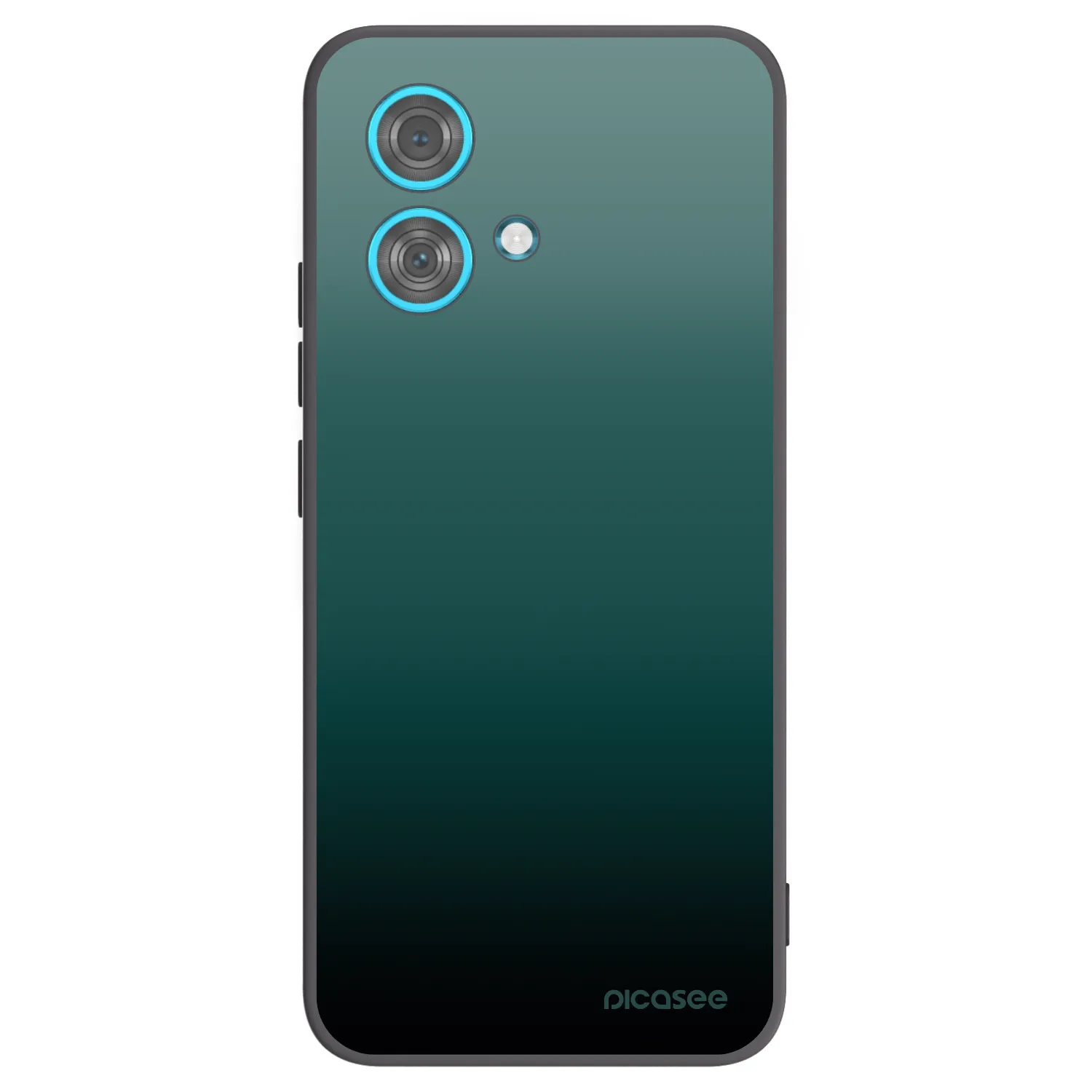 Picasee husă neagră din silicon pentru Motorola Edge 40 Neo - Verdant Fade