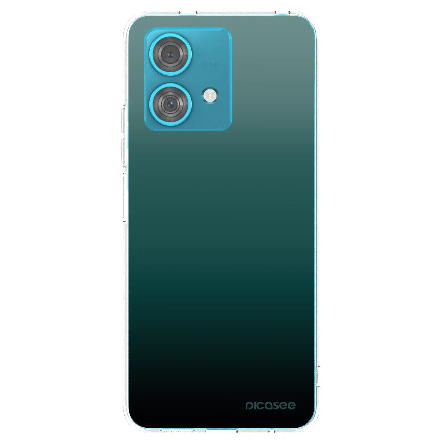 Picasee husă transparentă din silicon pentru Motorola Edge 40 Neo - Verdant Fade