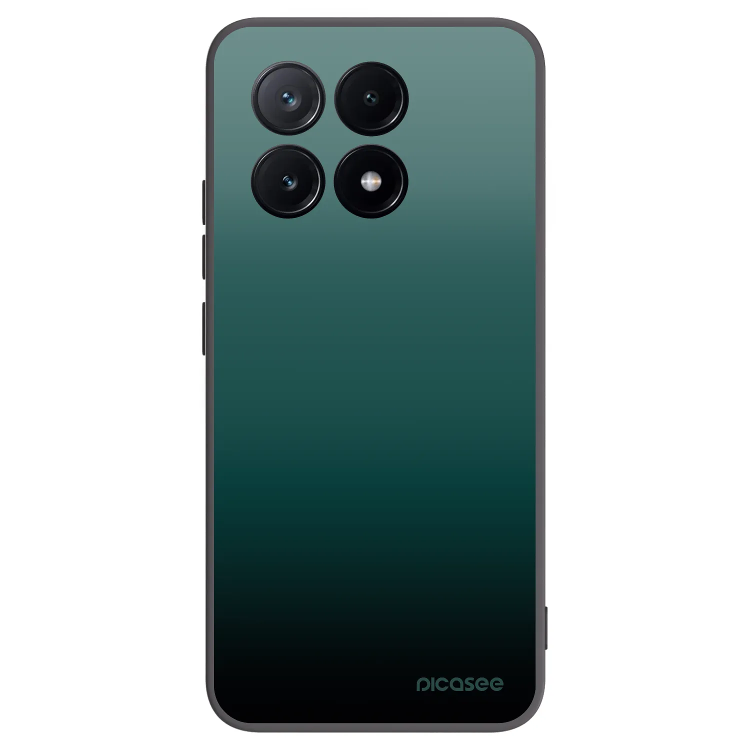 Picasee husă neagră din silicon pentru Xiaomi Poco X6 Pro - Verdant Fade