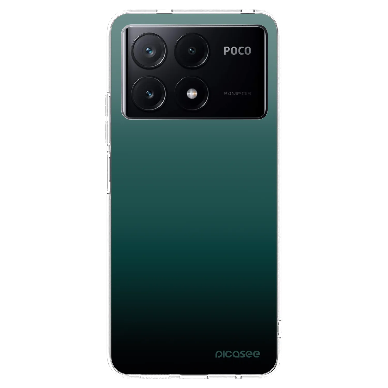 Picasee husă transparentă din silicon pentru Xiaomi Poco X6 Pro - Verdant Fade