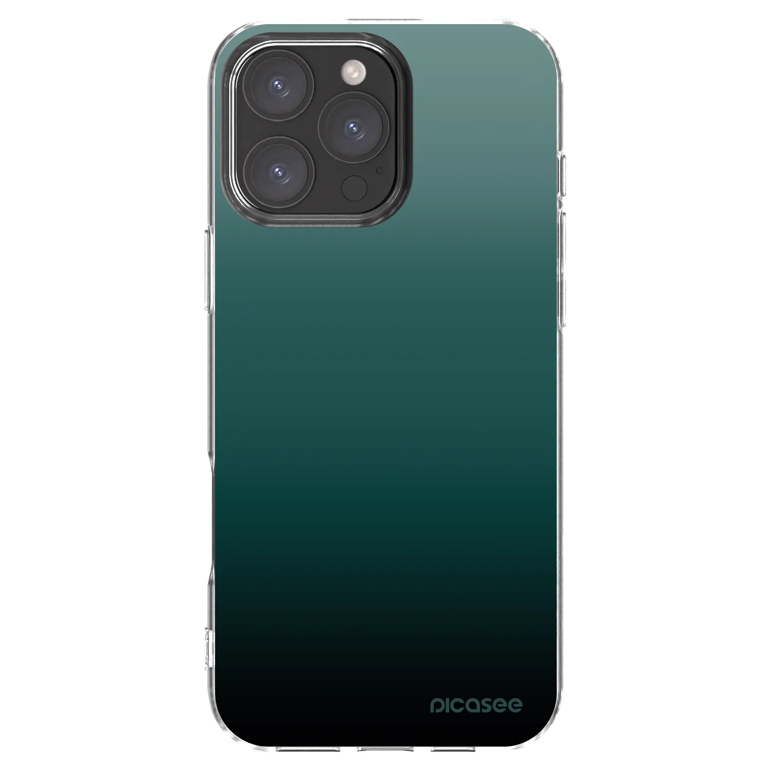 Picasee husă transparentă din silicon pentru Apple iPhone 16 Pro Max - Verdant Fade