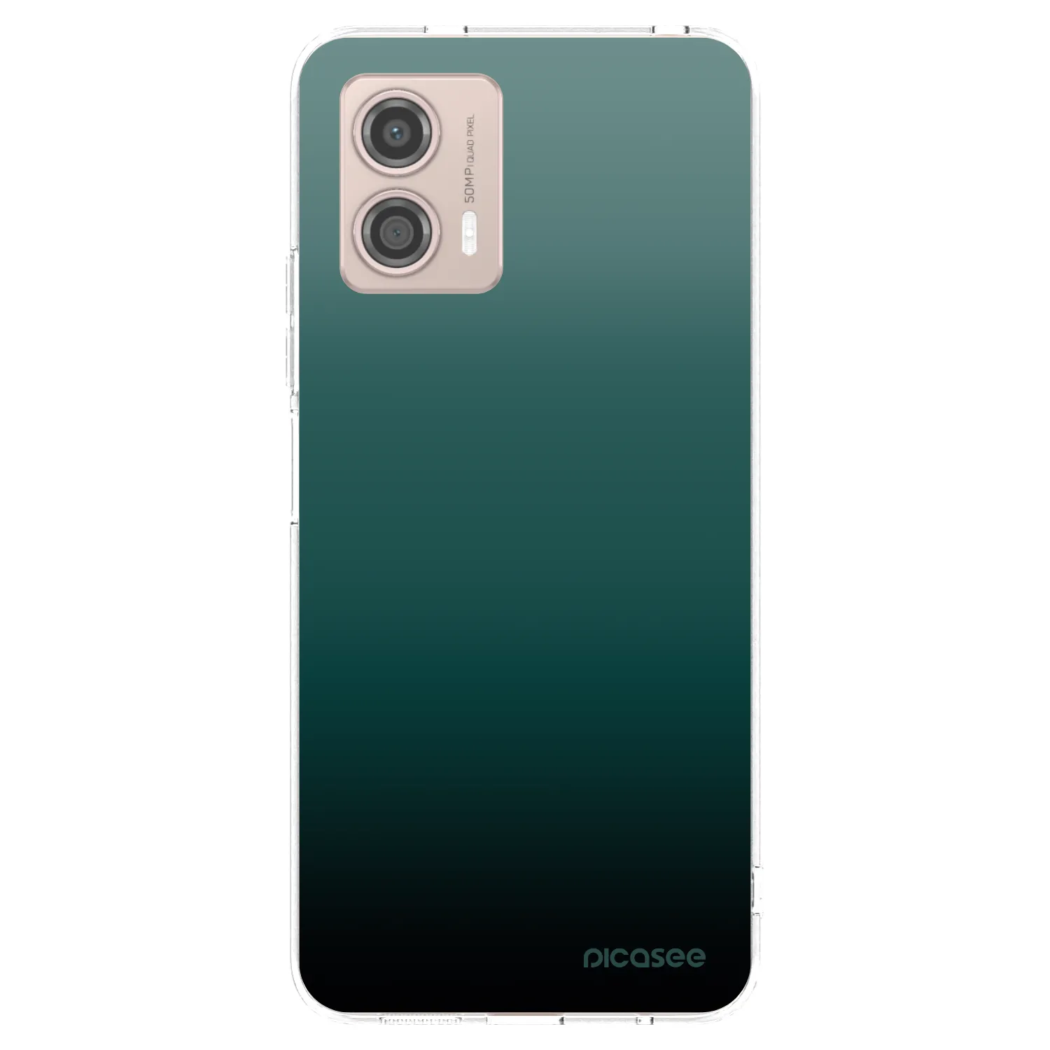 Picasee husă transparentă din silicon pentru Motorola Moto G53 5G - Verdant Fade