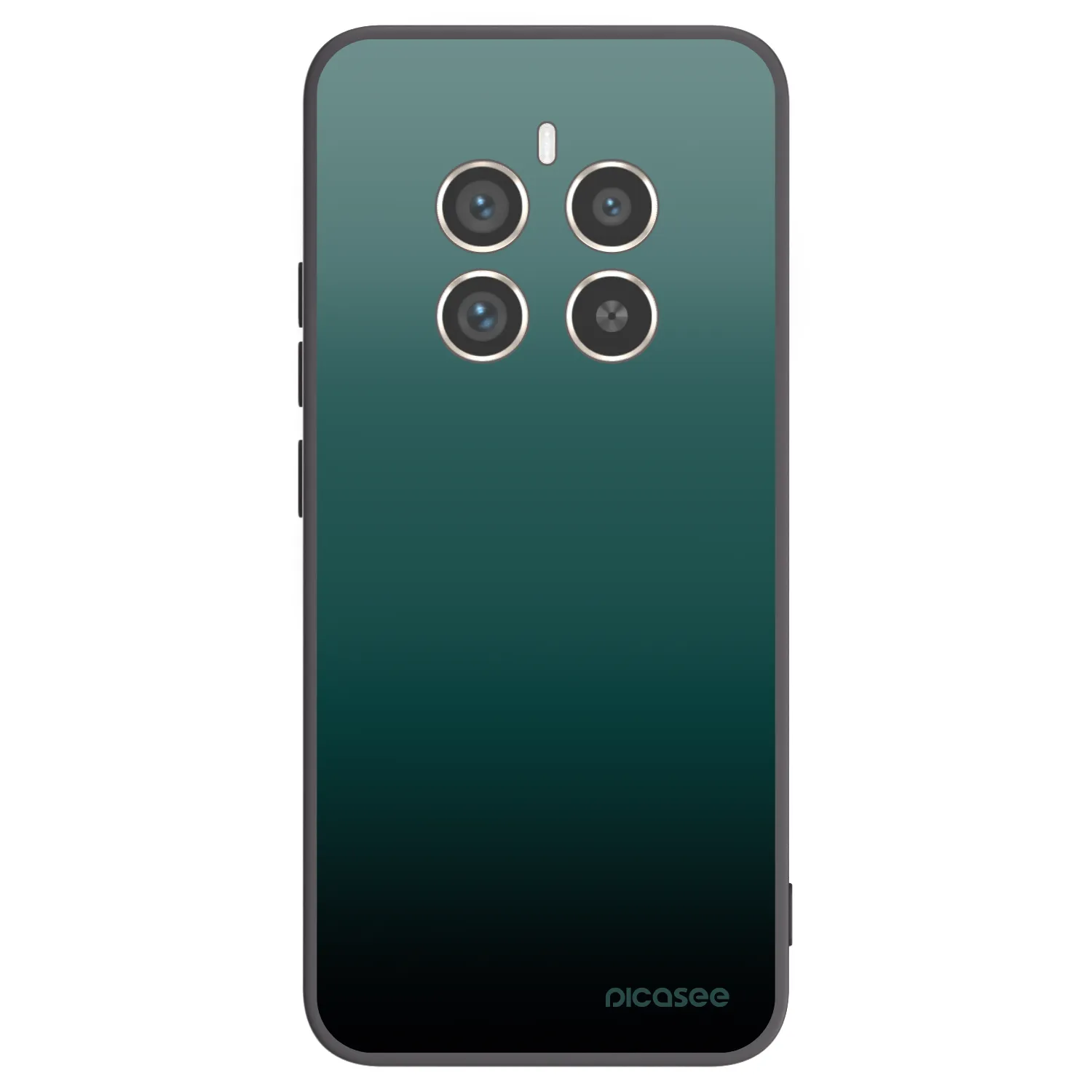Picasee husă neagră din silicon pentru Realme 12 Pro 5G - Verdant Fade