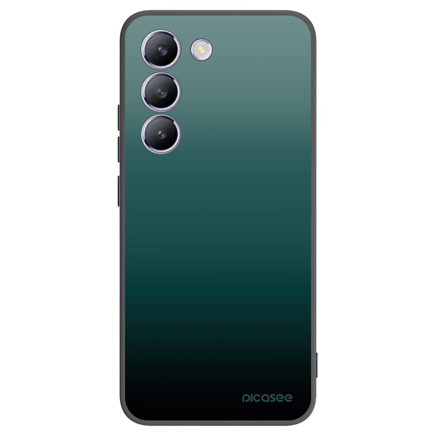 Picasee husă neagră din silicon pentru Vivo V40 SE 5G - Verdant Fade