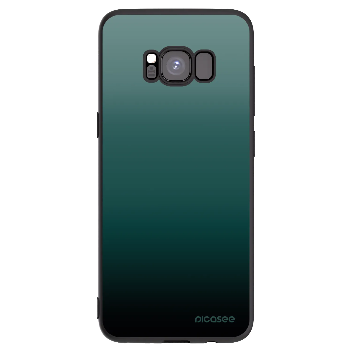 Picasee husă neagră din silicon pentru Samsung Galaxy S8 G950F - Verdant Fade