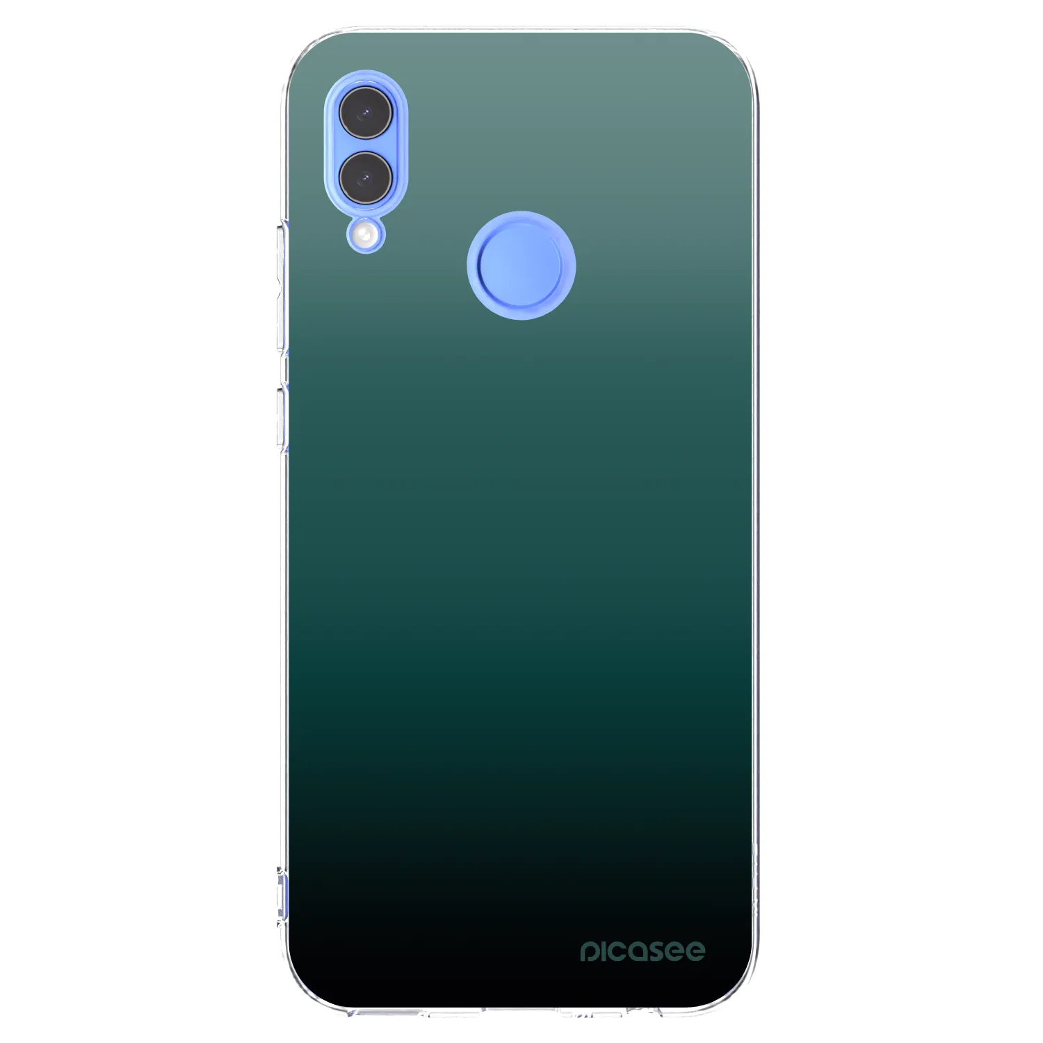 Picasee husă transparentă din silicon pentru Huawei P Smart 2019 - Verdant Fade