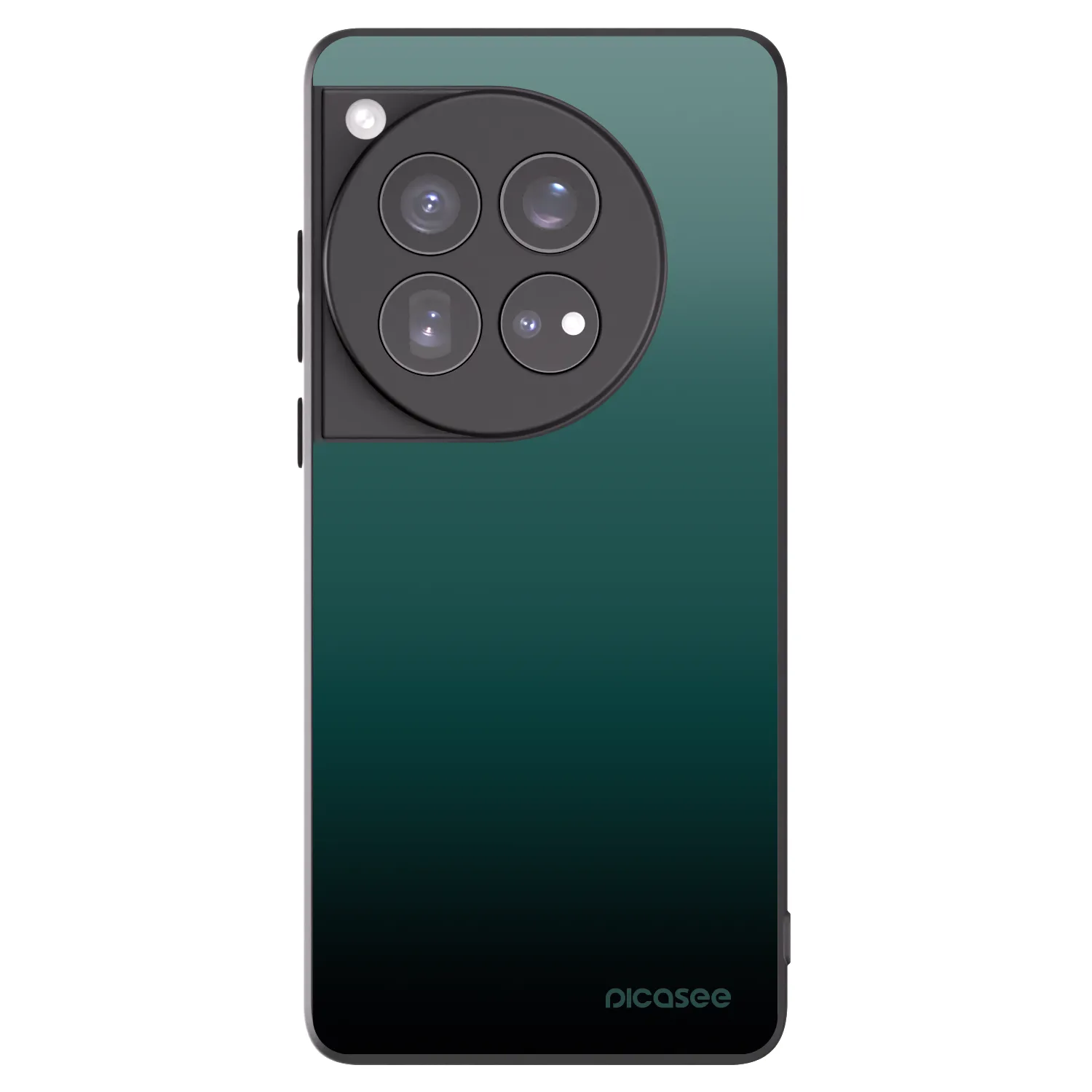 Picasee husă neagră din silicon pentru OnePlus 12 5G - Verdant Fade