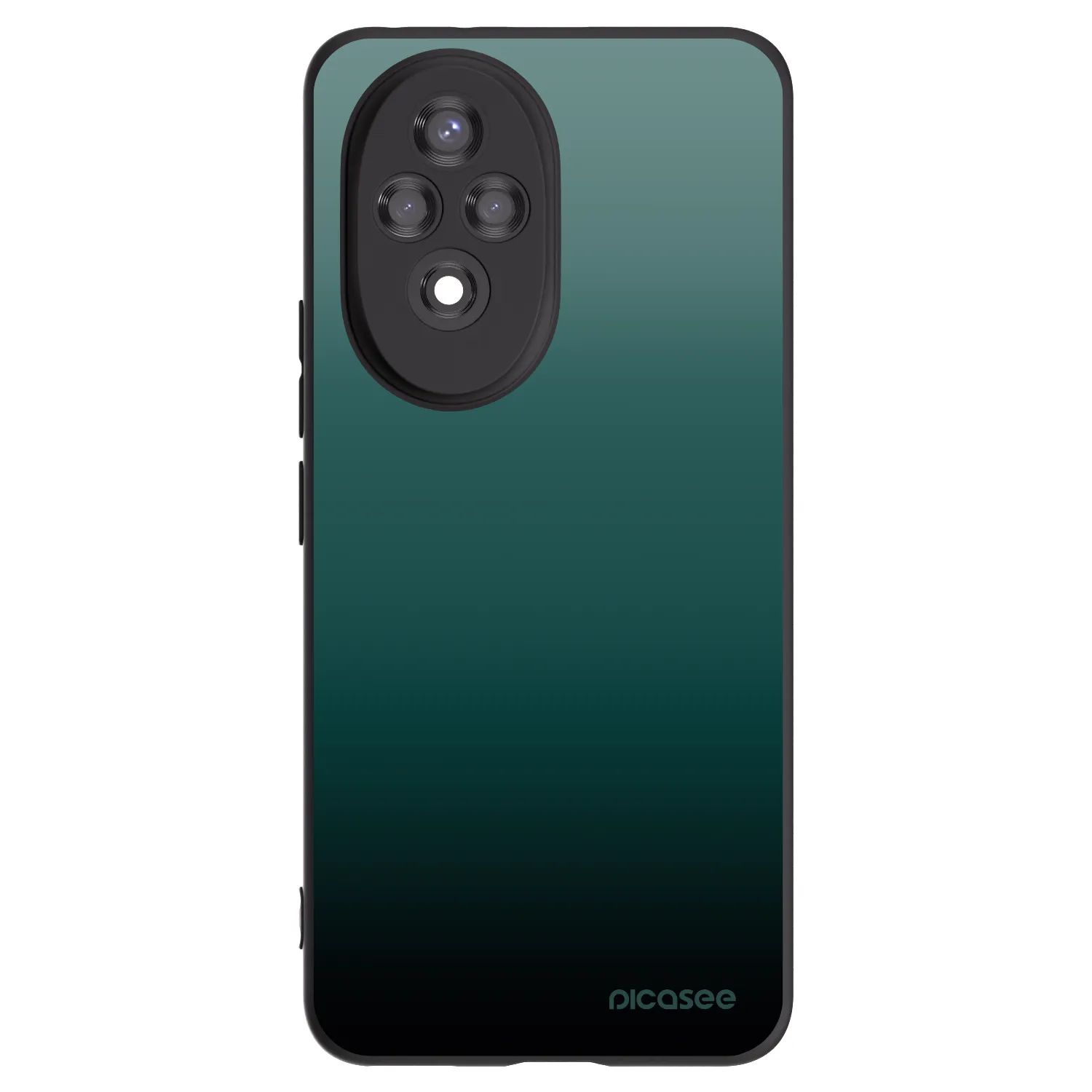 Picasee husă neagră din silicon pentru Honor 200 Pro 5G - Verdant Fade