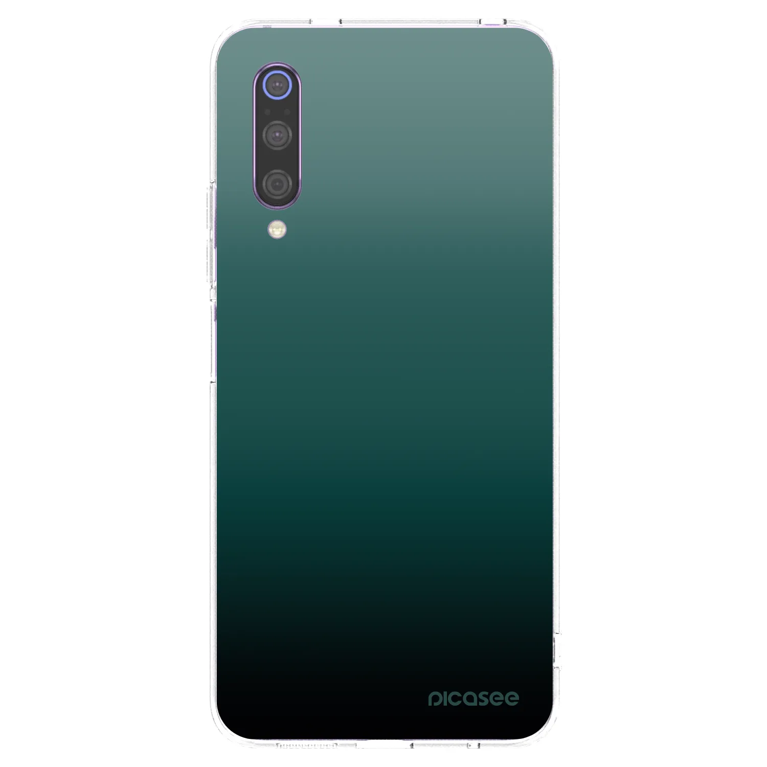 Picasee husă transparentă din silicon pentru Xiaomi Mi 9 - Verdant Fade