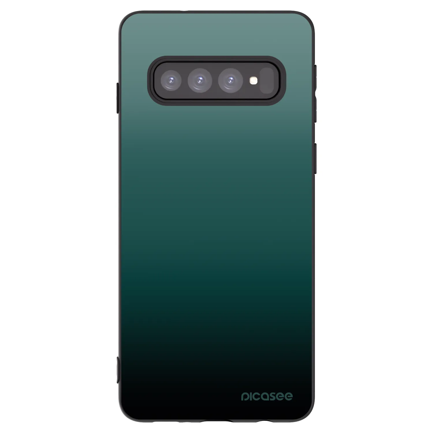 Picasee husă neagră din silicon pentru Samsung Galaxy S10 G973 - Verdant Fade