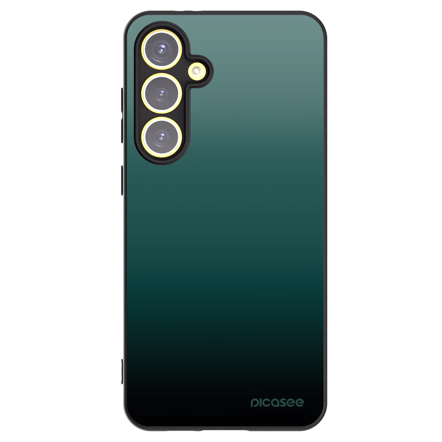 Picasee husă neagră din silicon pentru Samsung Galaxy S24 FE S721B - Verdant Fade