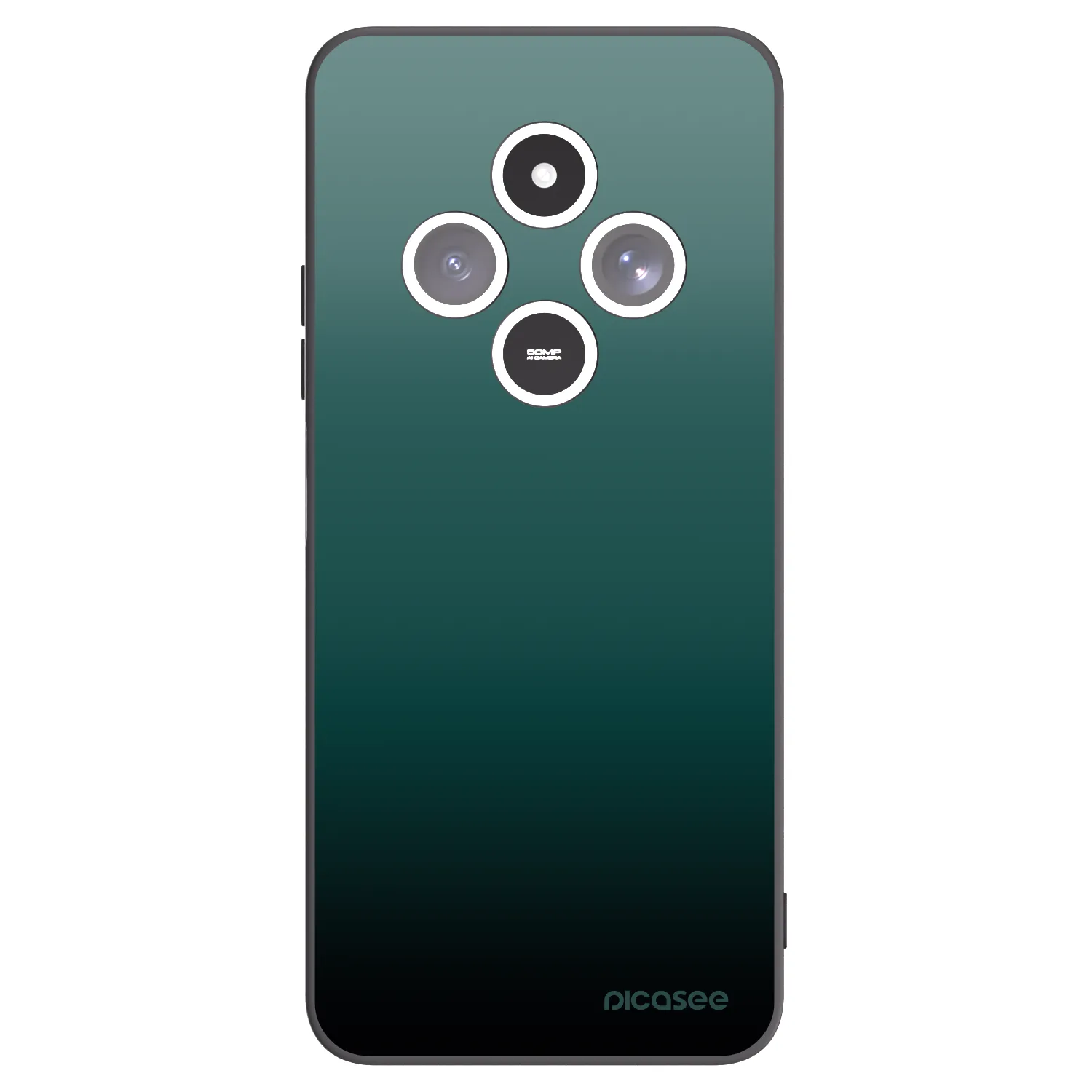 Picasee husă neagră din silicon pentru Xiaomi Redmi 14C - Verdant Fade