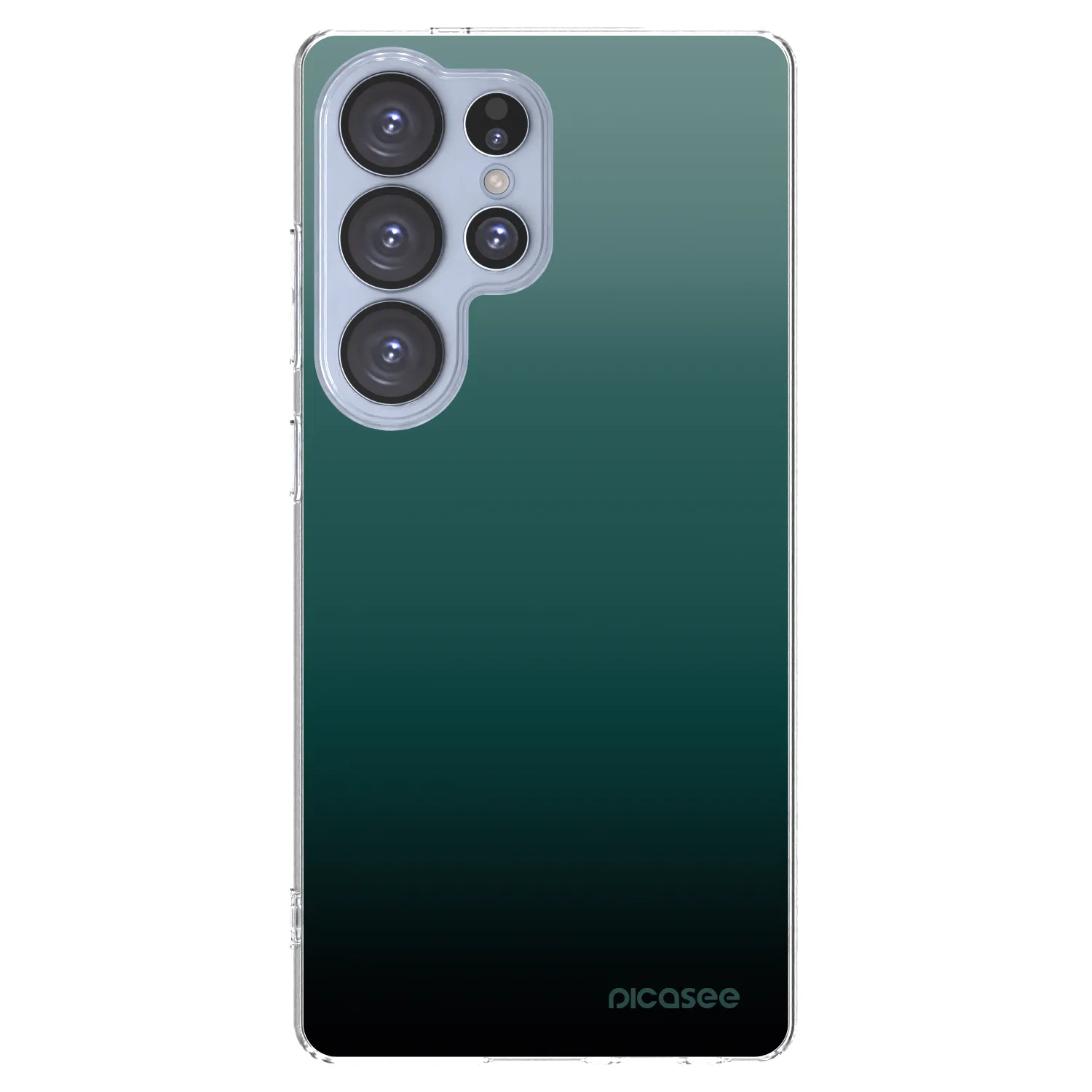 Picasee husă transparentă din silicon pentru Samsung Galaxy S25 Ultra 5G - Verdant Fade