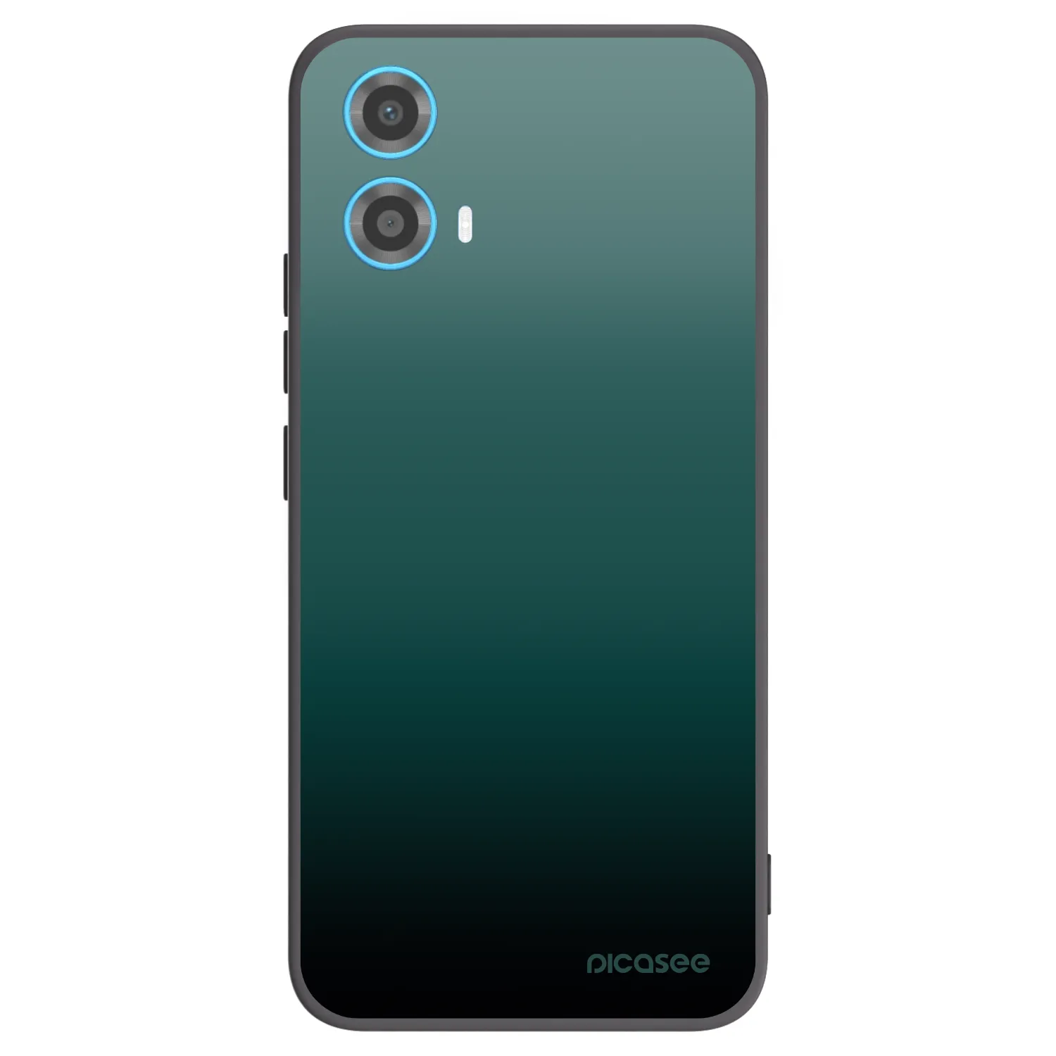Picasee husă neagră din silicon pentru Motorola Moto G34 5G - Verdant Fade