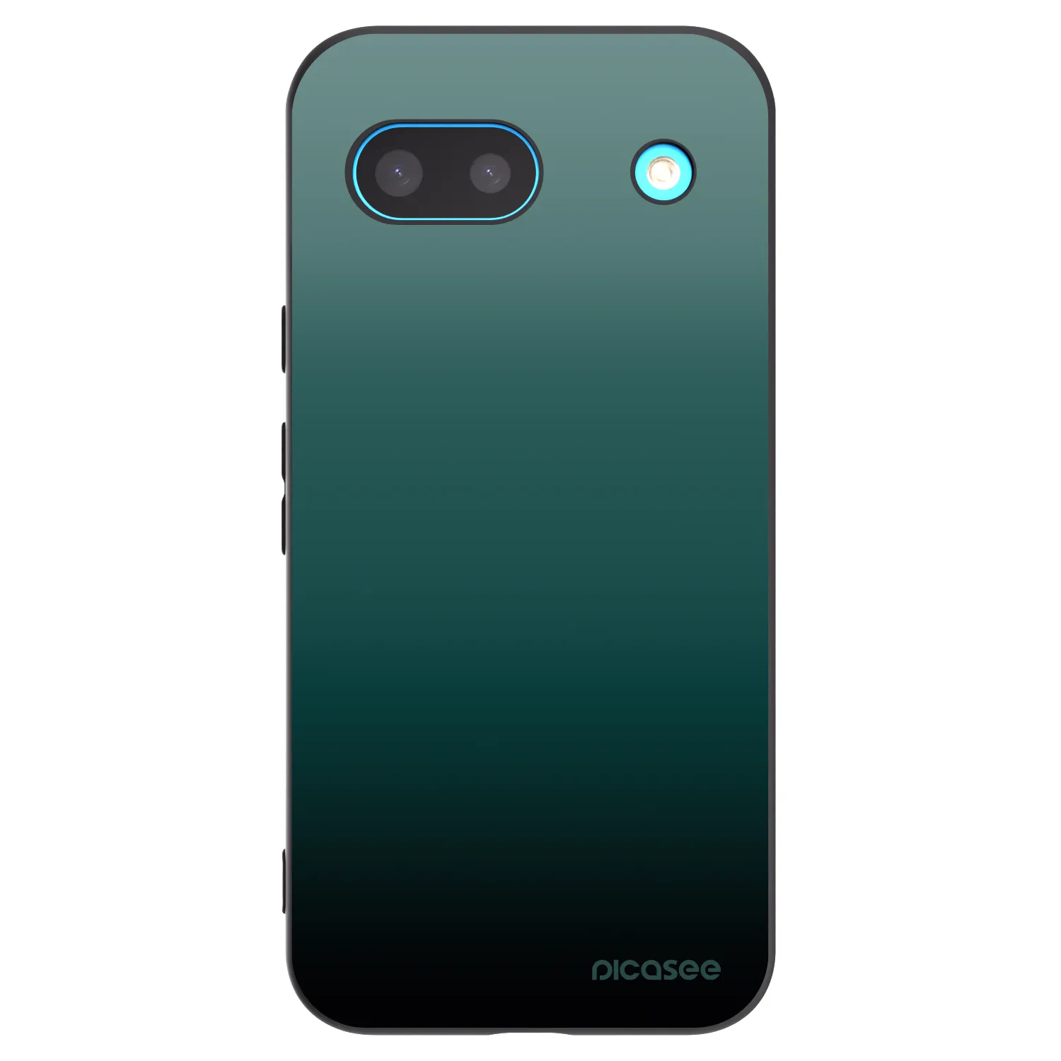 Picasee husă neagră din silicon pentru Google Pixel 8a - Verdant Fade