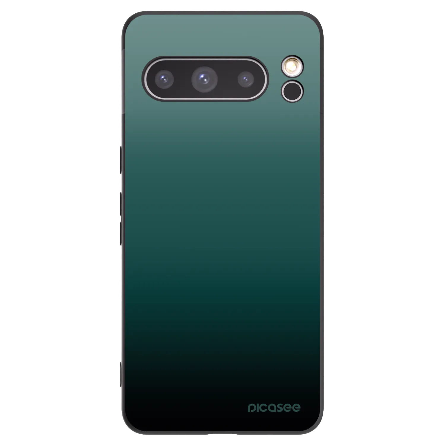 Picasee husă neagră din silicon pentru Google Pixel 8 Pro - Verdant Fade
