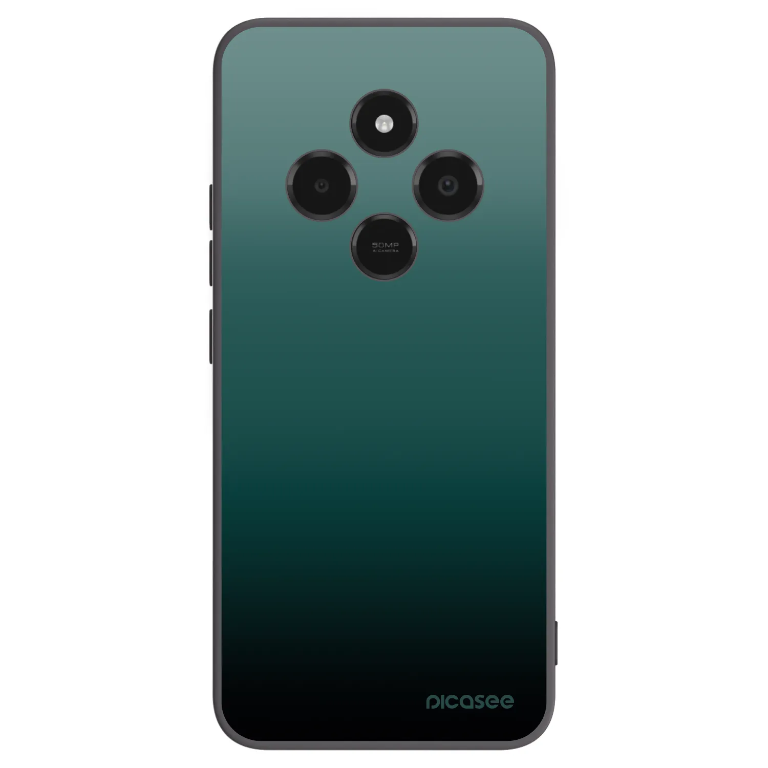 Picasee husă neagră din silicon pentru Xiaomi Poco C75 - Verdant Fade