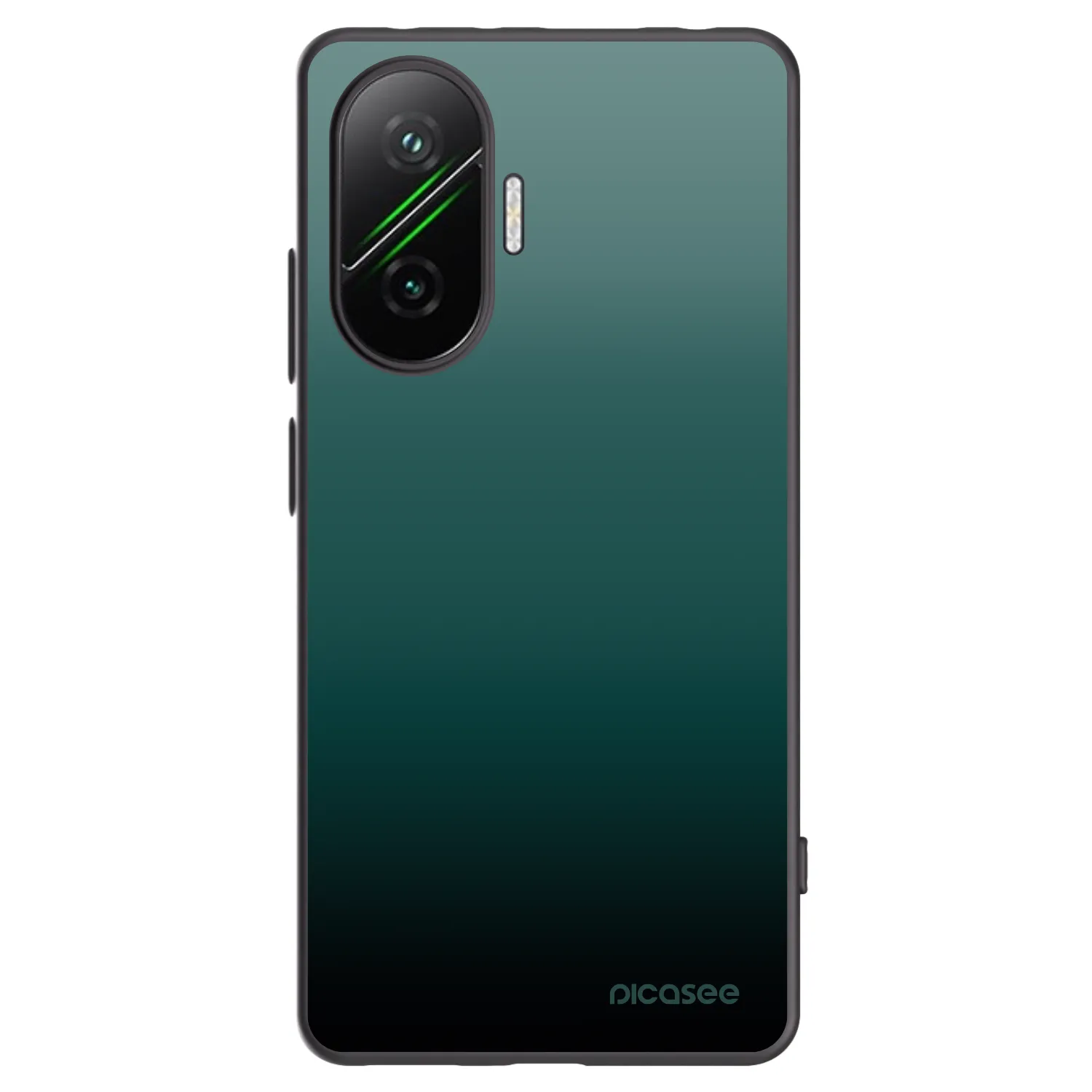 Picasee husă neagră din silicon pentru Xiaomi Poco F7 Pro 5G - Verdant Fade