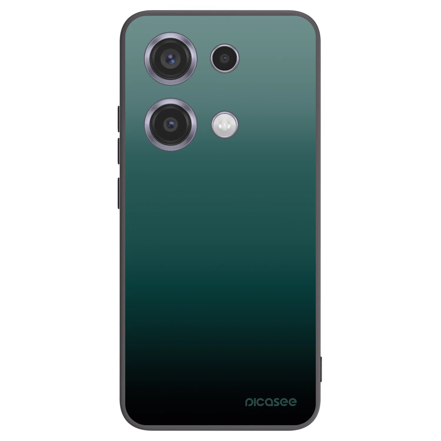 Picasee husă neagră din silicon pentru Xiaomi Redmi Note 14S - Verdant Fade