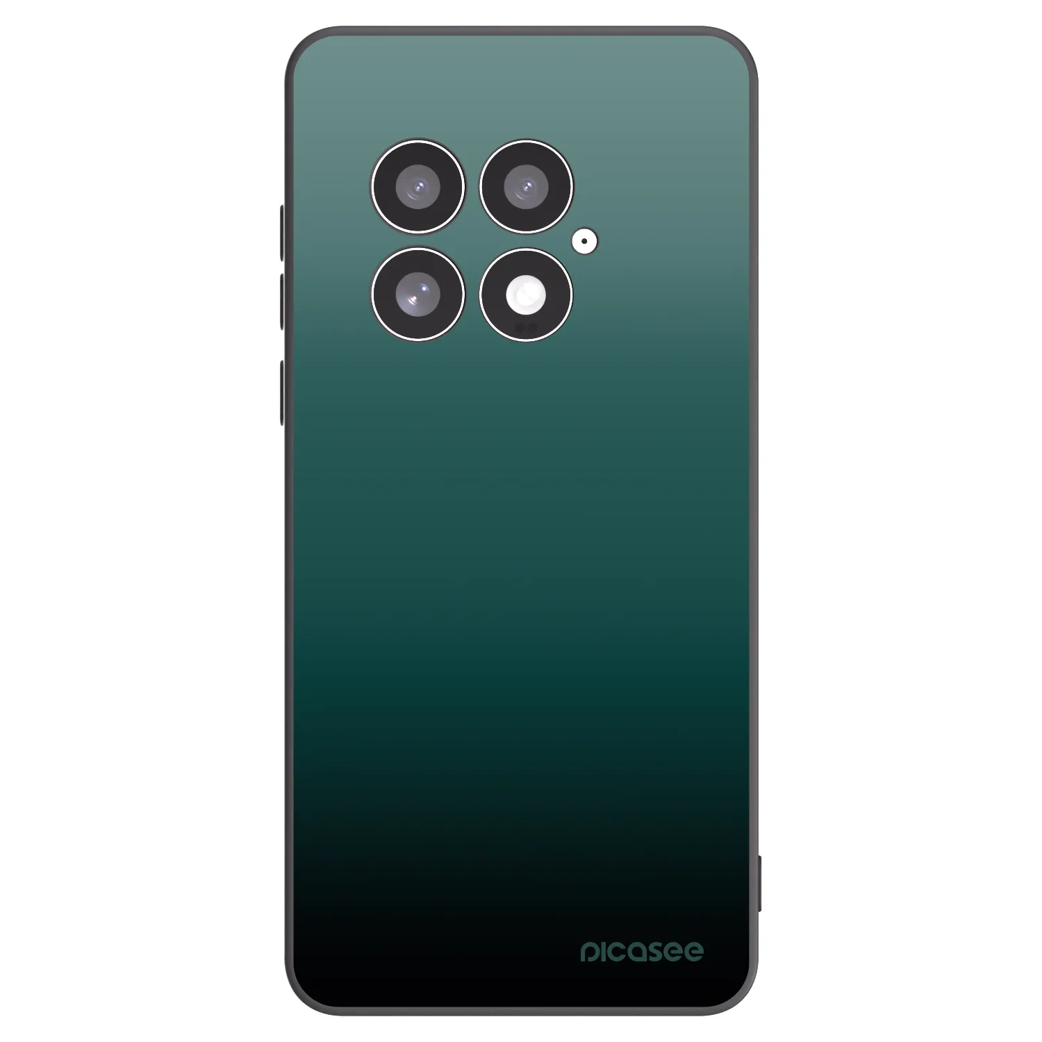 Picasee husă neagră din silicon pentru OnePlus 13 5G - Verdant Fade