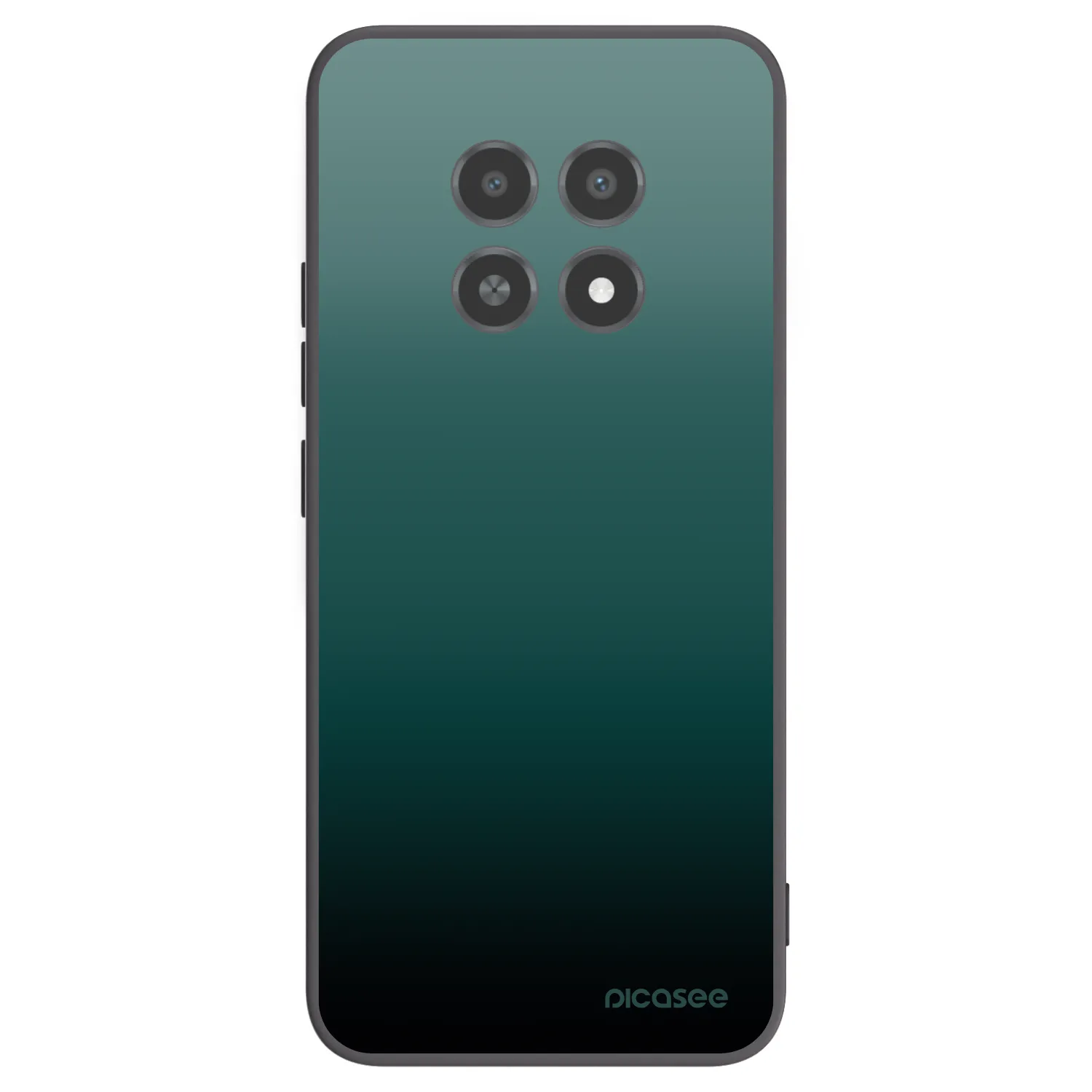 Picasee husă neagră din silicon pentru Realme 12X - Verdant Fade