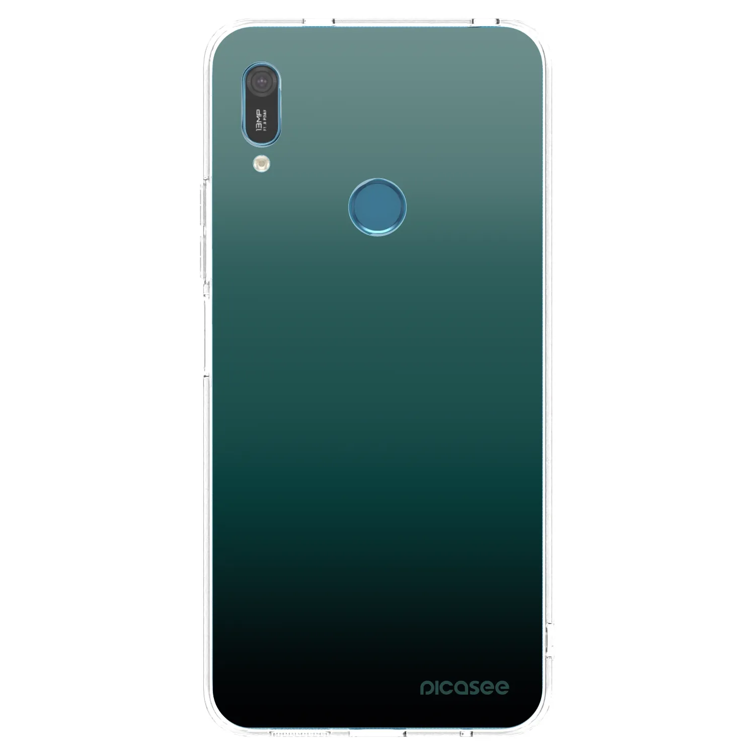 Picasee husă transparentă din silicon pentru Huawei Y6 2019 - Verdant Fade