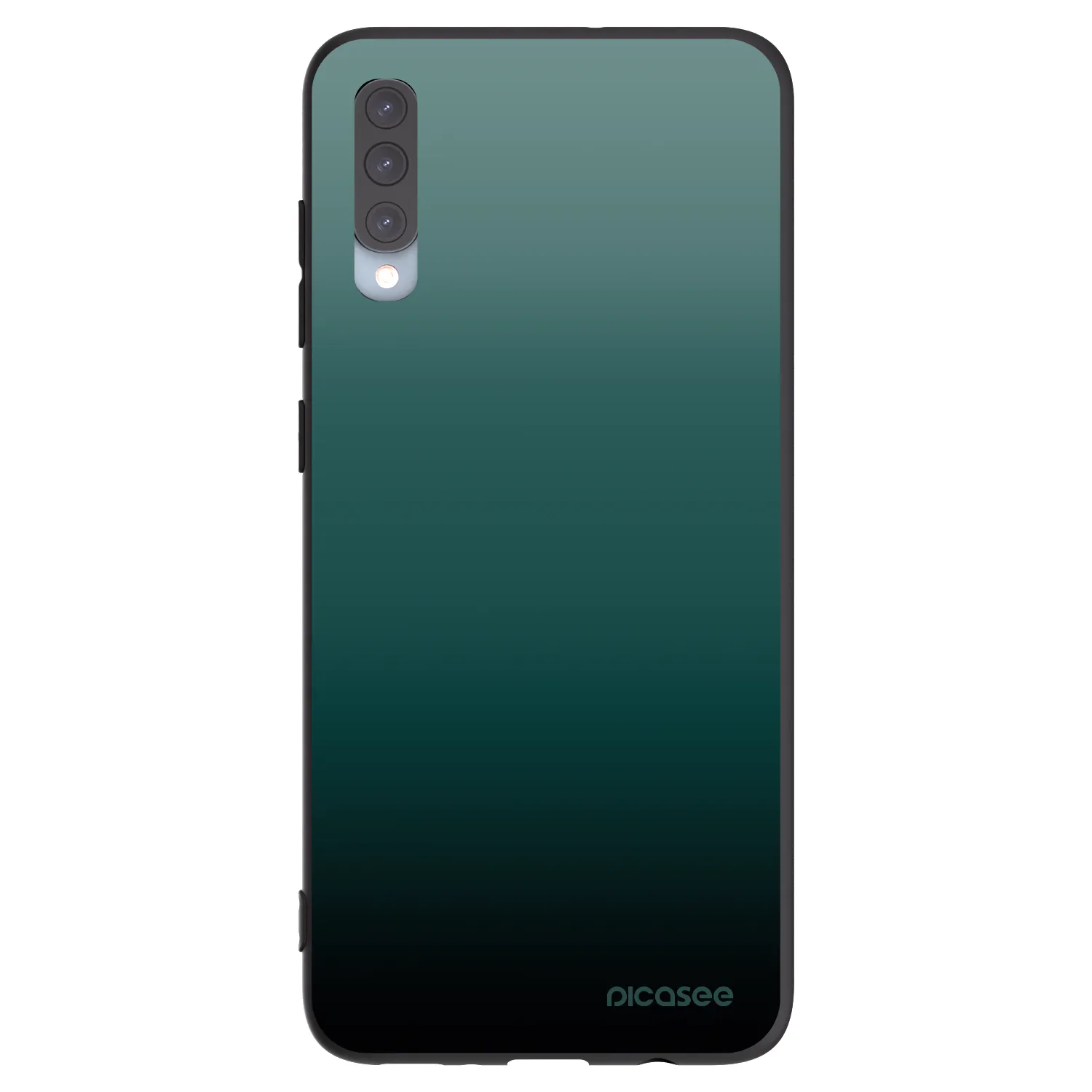 Picasee husă neagră din silicon pentru Samsung Galaxy A70 A705F - Verdant Fade