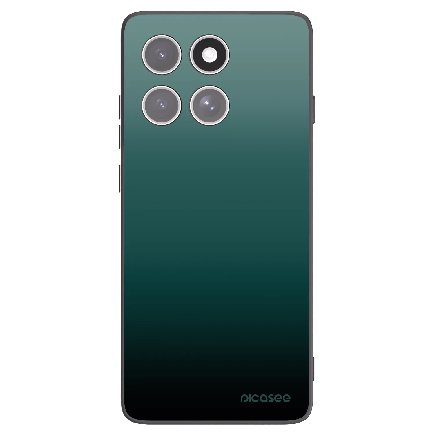 Picasee husă neagră din silicon pentru Motorola Edge 60 Pro - Verdant Fade