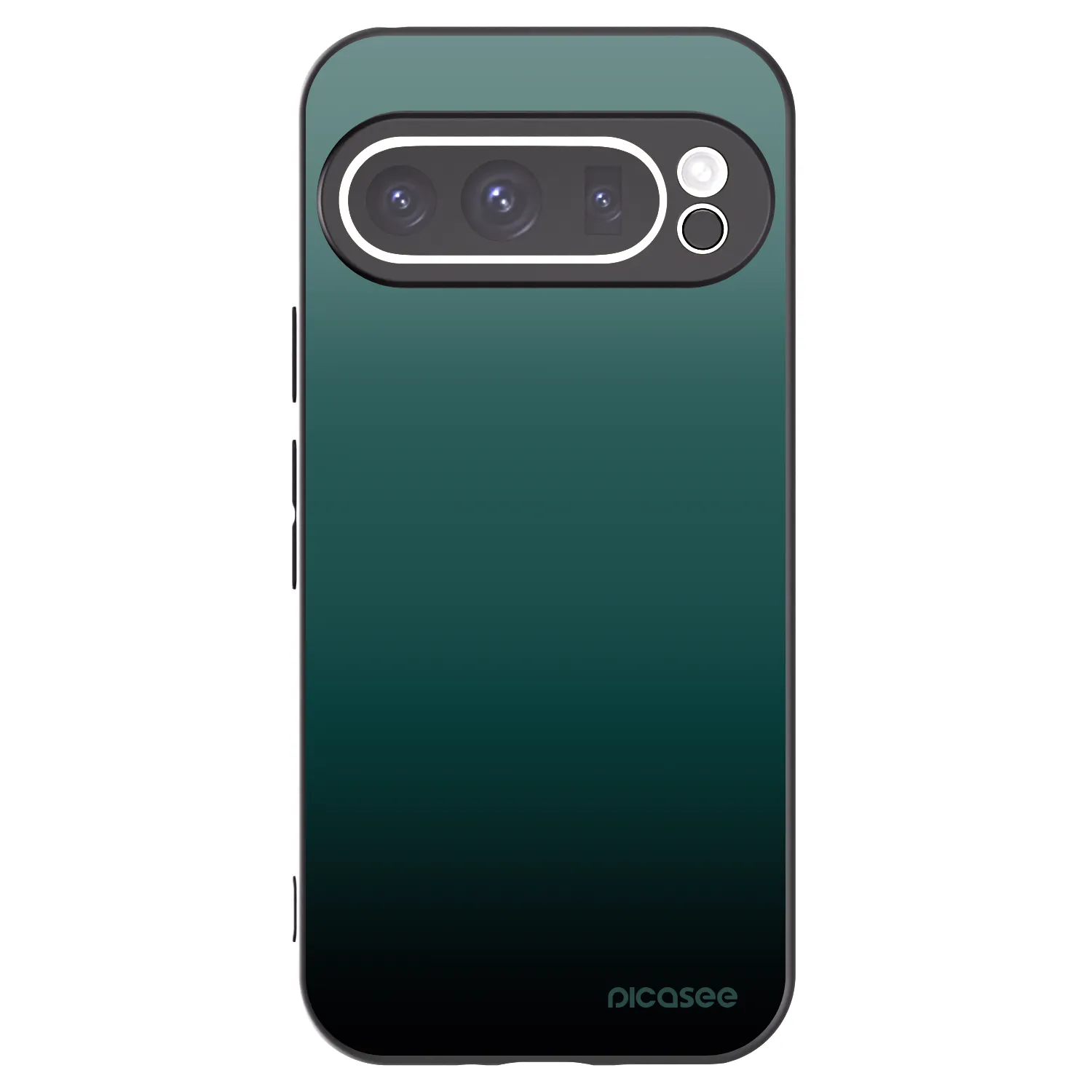 Picasee husă neagră din silicon pentru Google Pixel 9 Pro XL - Verdant Fade