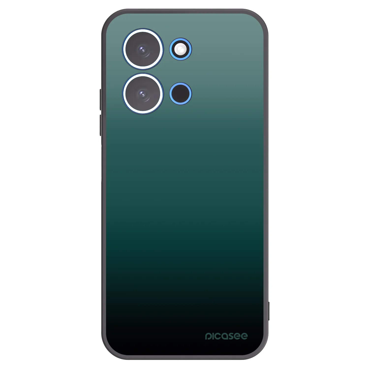 Picasee husă neagră din silicon pentru Xiaomi Redmi 15C 4G - Verdant Fade