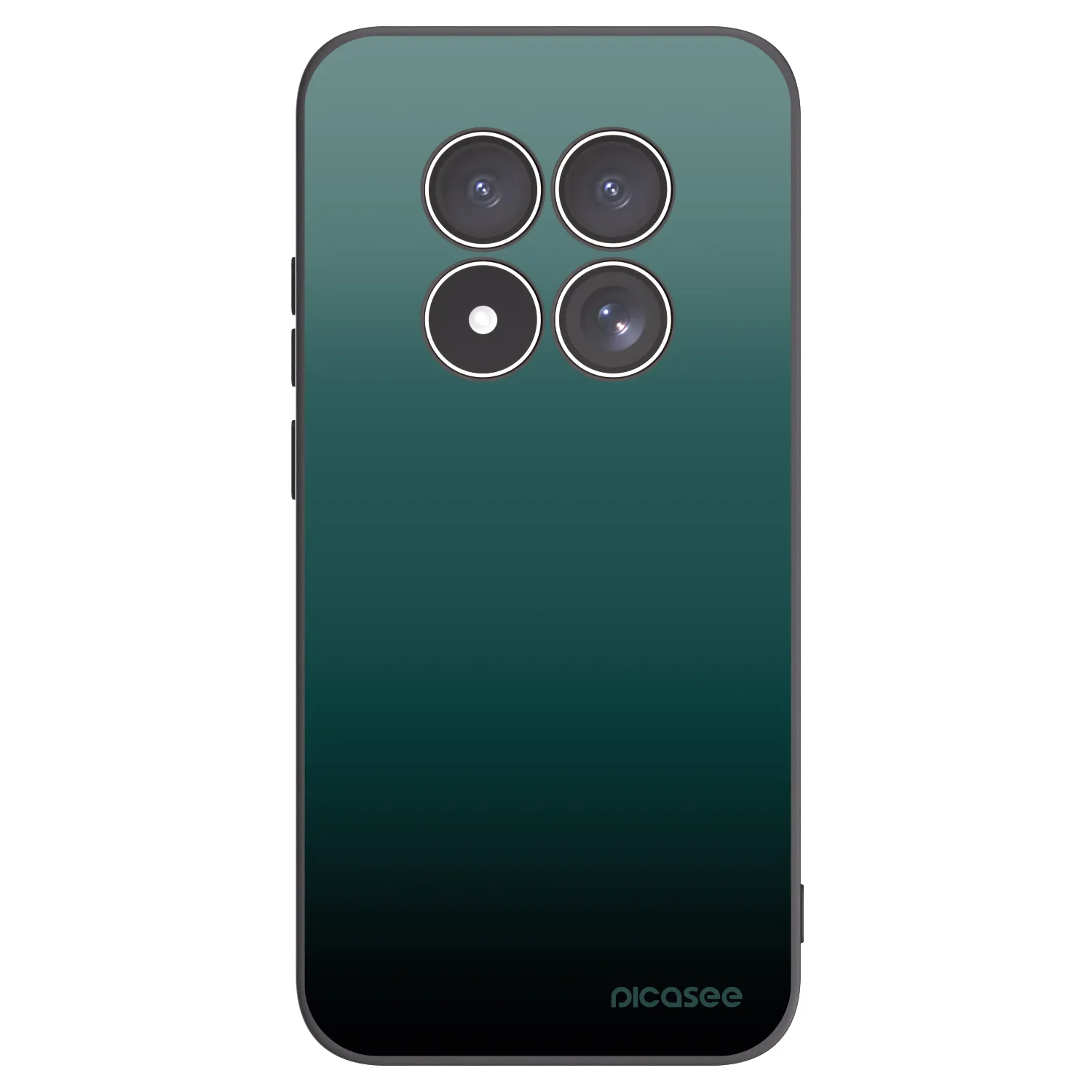 Picasee husă neagră din silicon pentru Xiaomi Redmi Note 15 Pro 4G - Verdant Fade