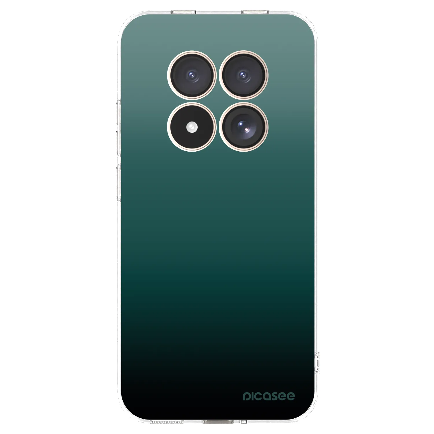 Picasee husă transparentă din silicon pentru Xiaomi Redmi Note 15 Pro 4G - Verdant Fade