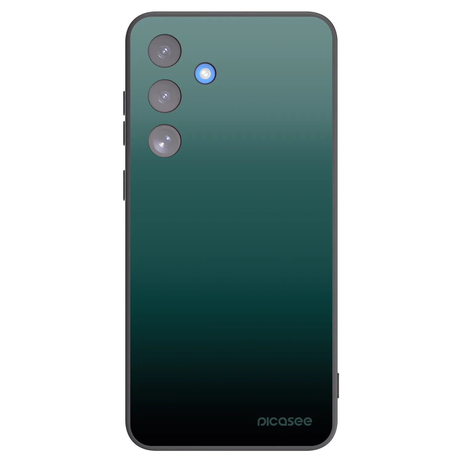 Picasee husă neagră din silicon pentru Samsung Galaxy S25 FE 5G - Verdant Fade