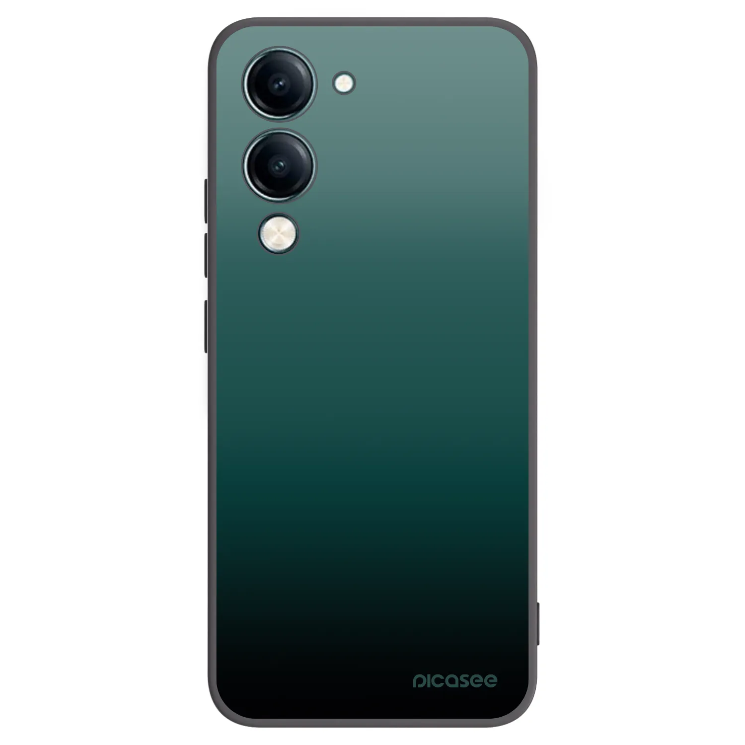 Picasee husă neagră din silicon pentru Vivo Y29s 5G - Verdant Fade
