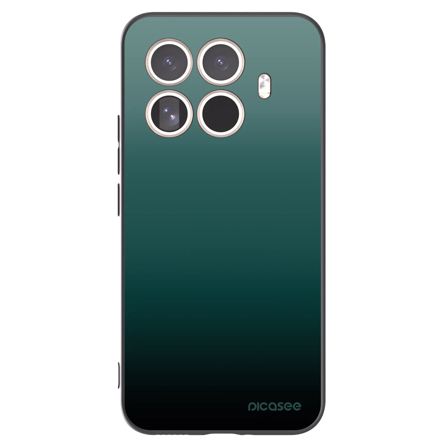 Picasee husă neagră din silicon pentru Xiaomi 15T Pro - Verdant Fade