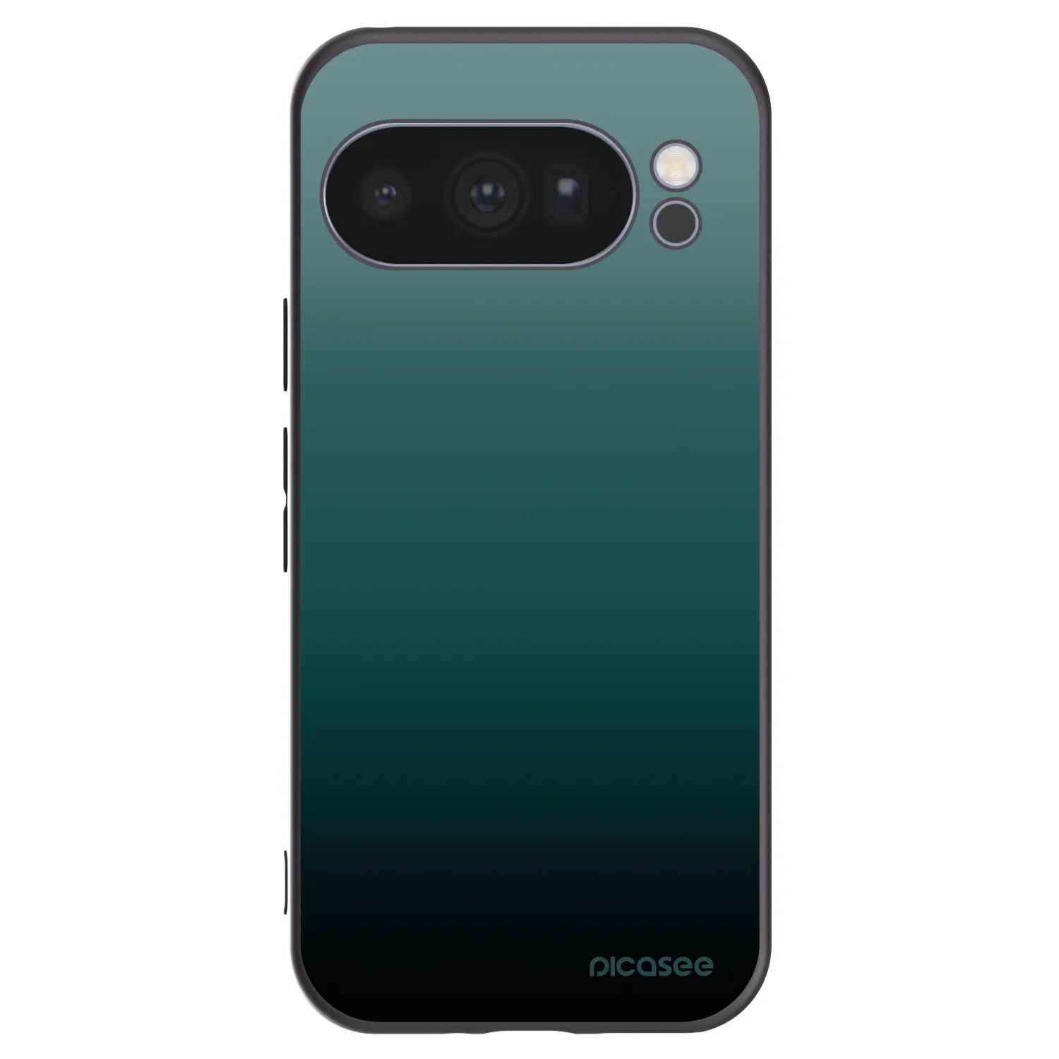 Picasee husă neagră din silicon pentru Google Pixel 10 Pro - Verdant Fade