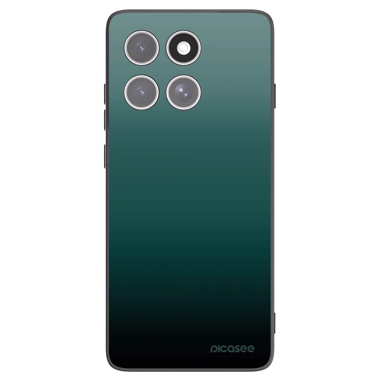 Picasee husă neagră din silicon pentru Motorola Edge 60 Fusion - Verdant Fade
