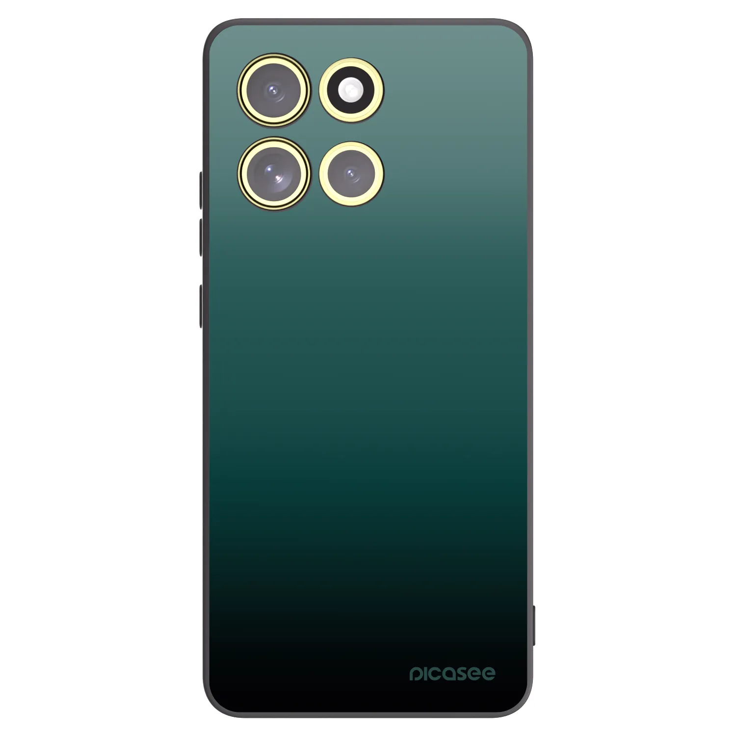 Picasee husă neagră din silicon pentru Motorola Moto G86 Power 5G - Verdant Fade