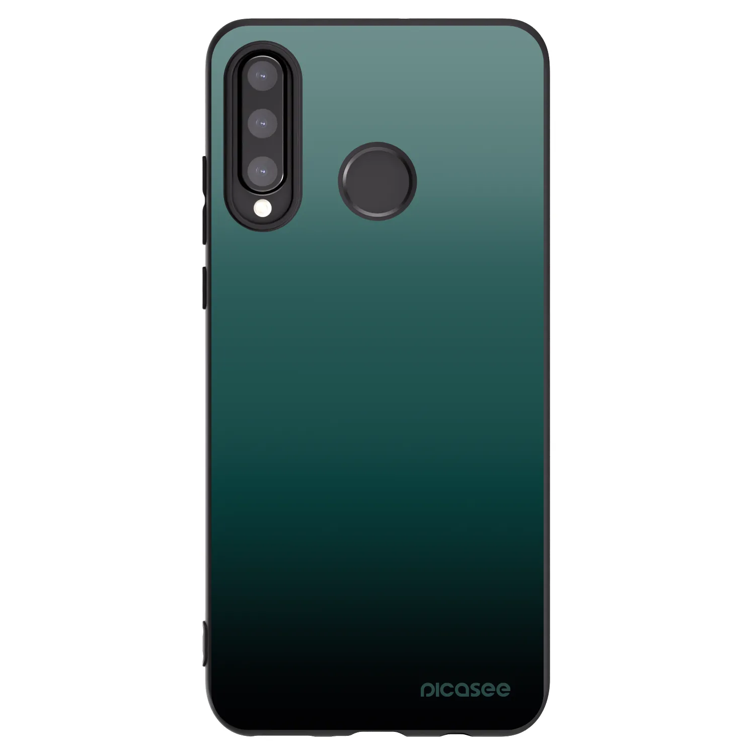 Picasee husă neagră din silicon pentru Huawei P30 Lite - Verdant Fade