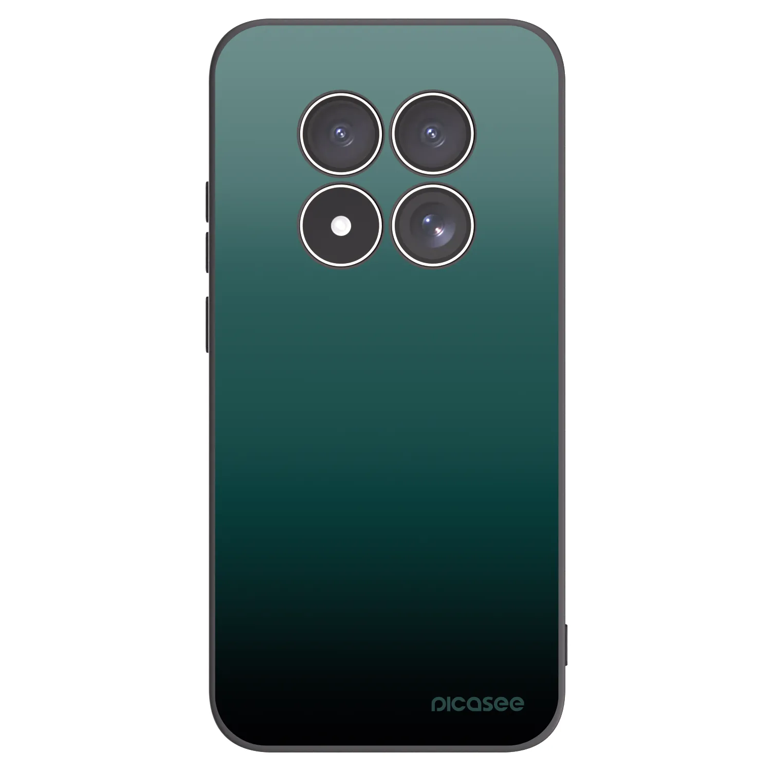 Picasee husă neagră din silicon pentru Xiaomi Redmi Note 15 Pro 5G - Verdant Fade