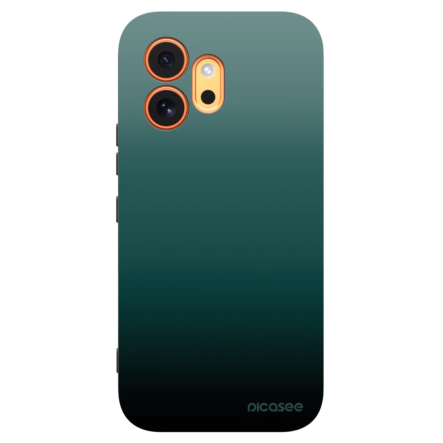 Picasee husă neagră din silicon pentru Honor 600 - Verdant Fade