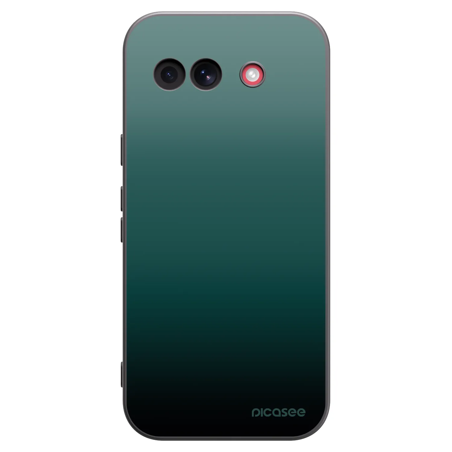 Picasee husă neagră din silicon pentru Google Pixel 10a - Verdant Fade