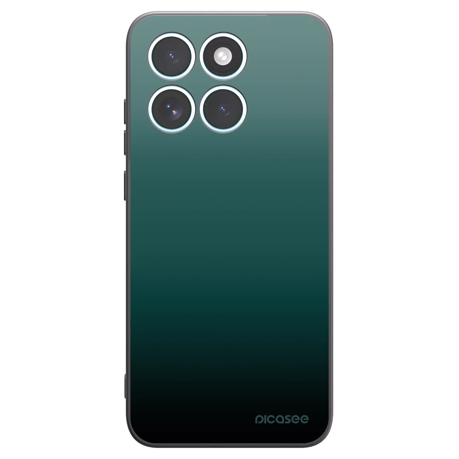 Picasee husă neagră din silicon pentru Motorola Edge 70 Fusion - Verdant Fade