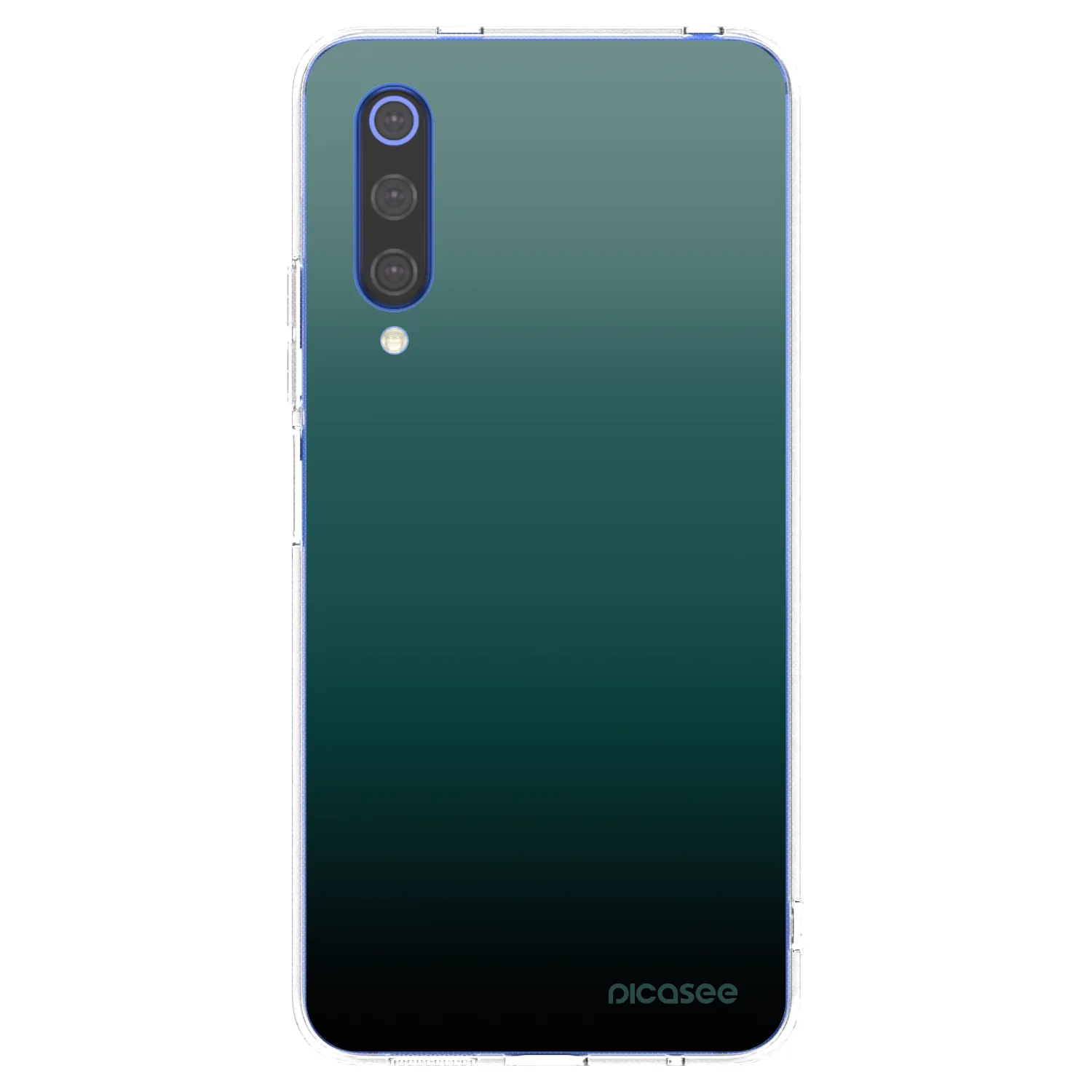 Picasee husă transparentă din silicon pentru Xiaomi Mi 9 SE - Verdant Fade