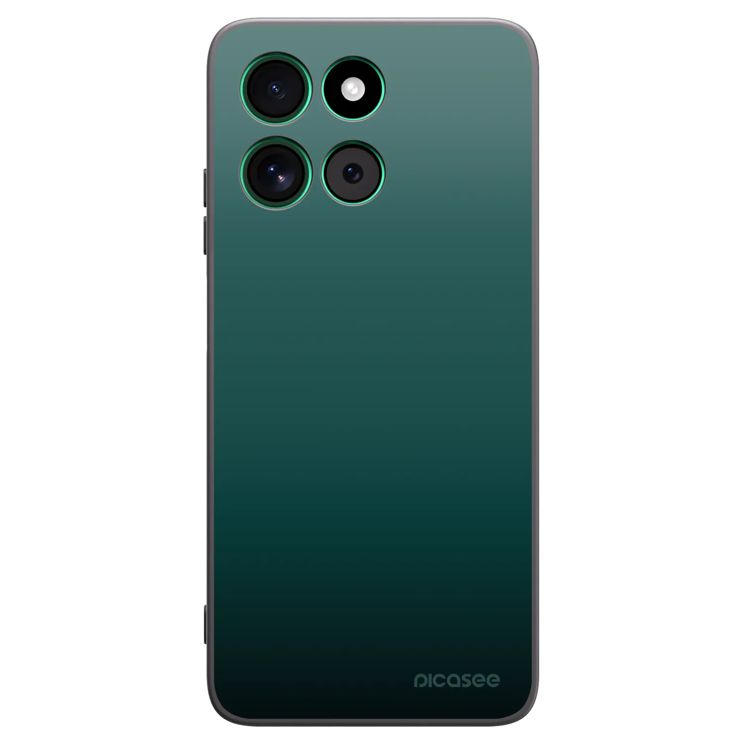 Picasee husă neagră din silicon pentru Motorola Moto G57 Power - Verdant Fade