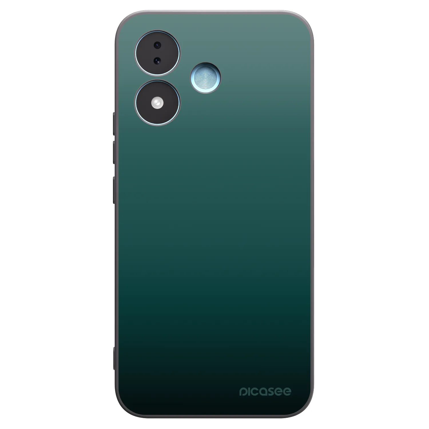 Picasee husă neagră din silicon pentru Xiaomi Redmi Note 17 5G - Verdant Fade