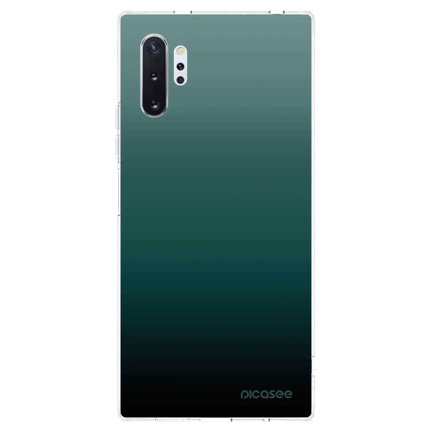 Picasee husă transparentă din silicon pentru Samsung Galaxy Note 10+ N975F - Verdant Fade